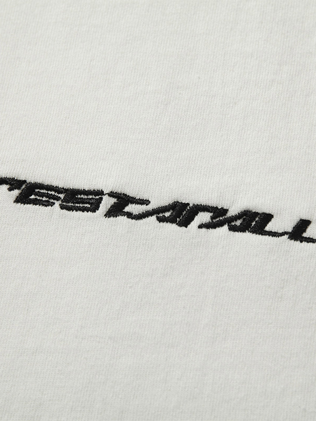 Heavy Washed Street Metal Collar T-shirt