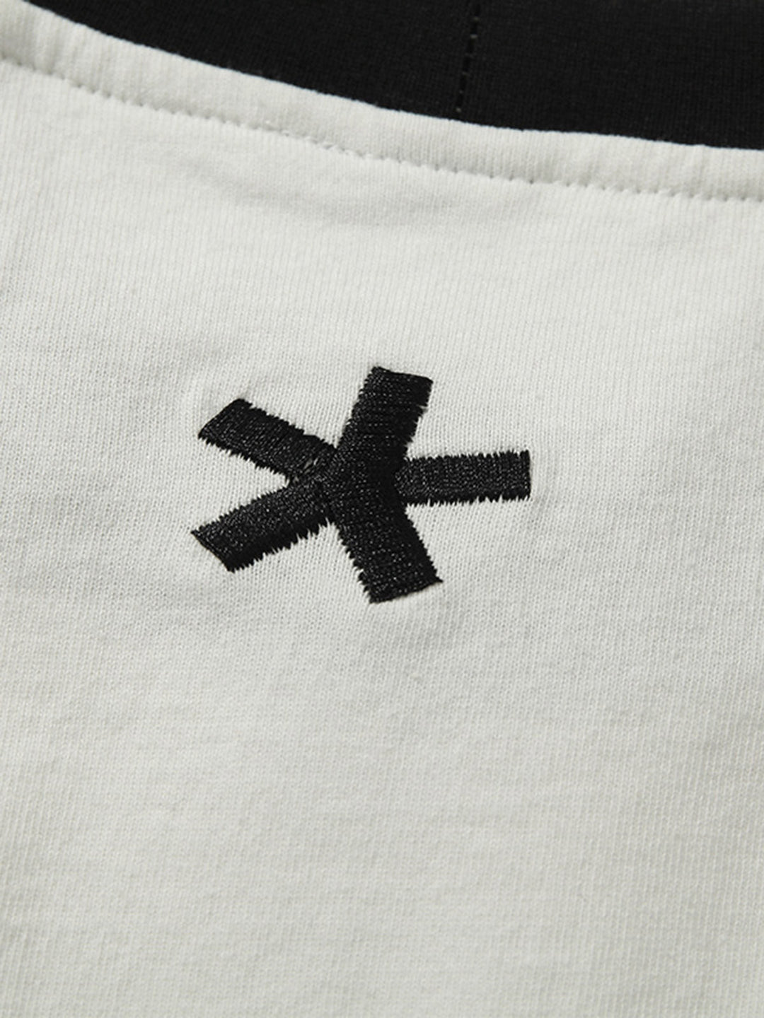 Heavy Washed Street Metal Collar T-shirt