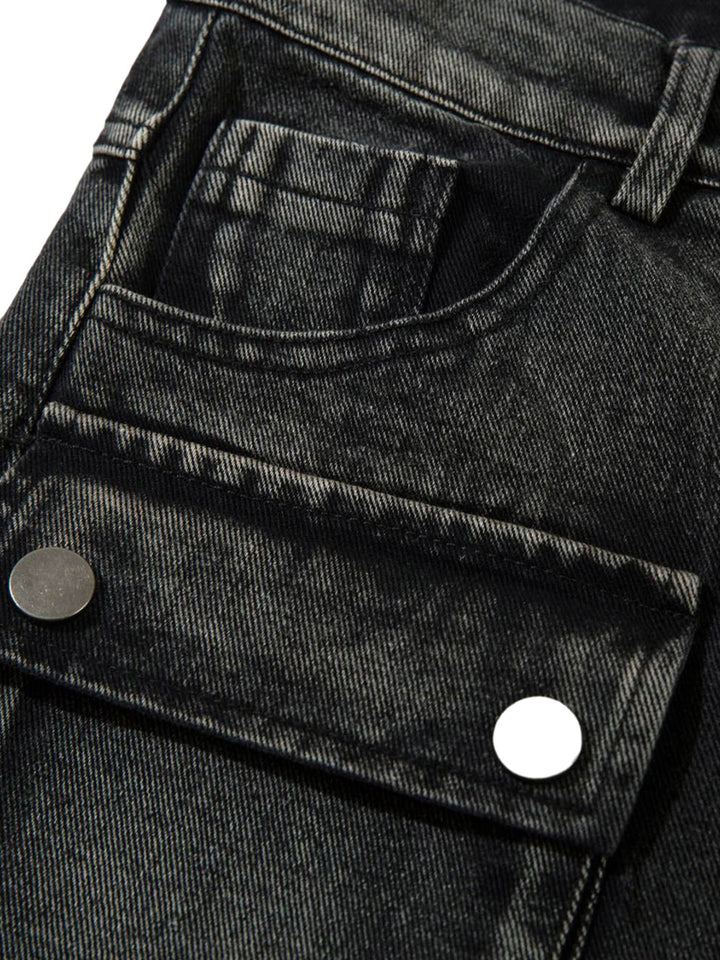 High Street Embroidery Hip-Hop Jeans - 2122