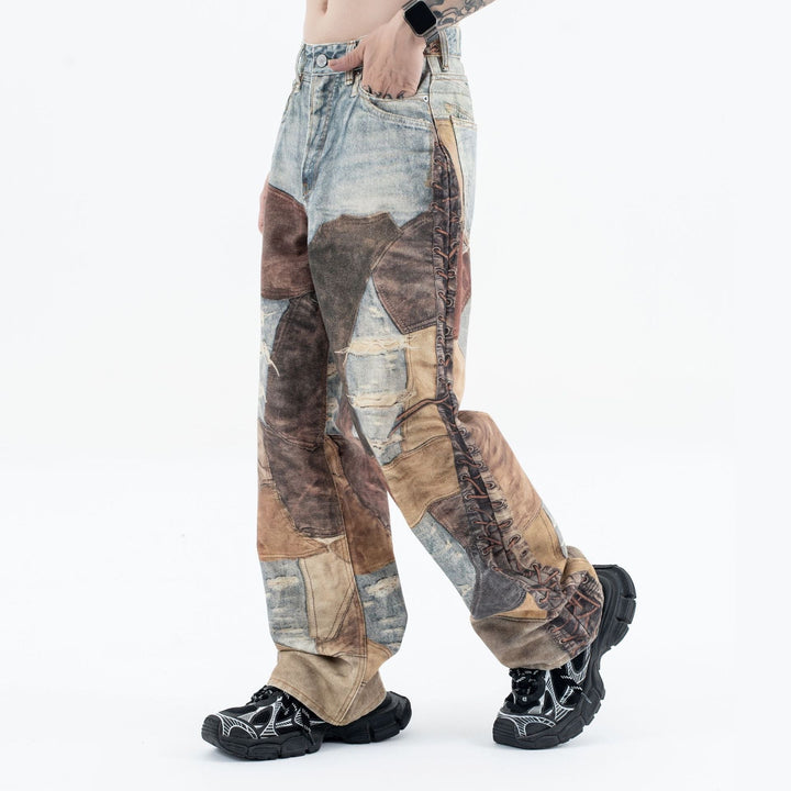 'Canvas' High Street Printed Jeans