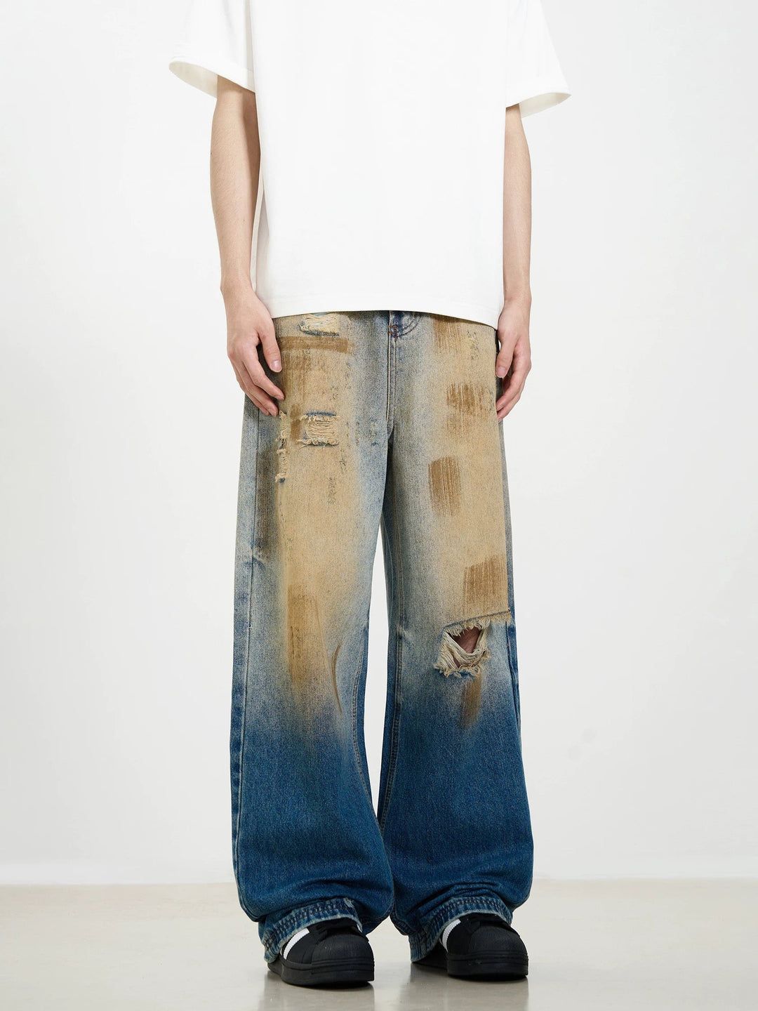 'Aurora' Retro Washed Patina Jeans