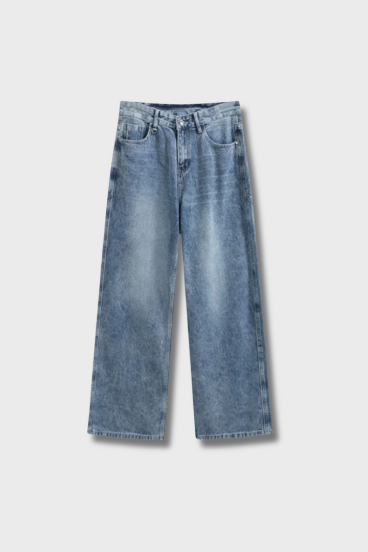 MyGarments - Baggy Denim Jeans - Grey/Blue
