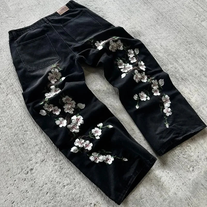 'Blossom' Embroidered Jeans