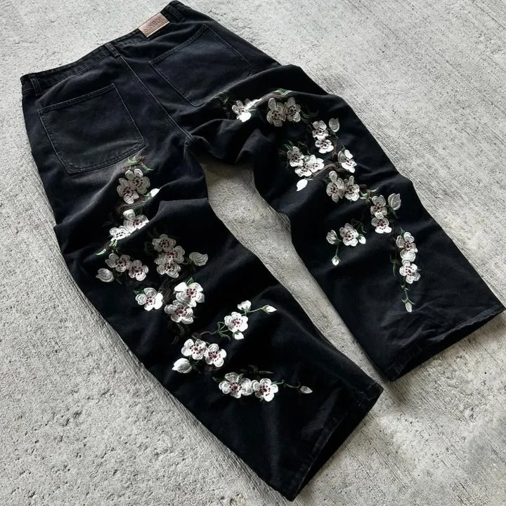 'Blossom' Embroidered Jeans