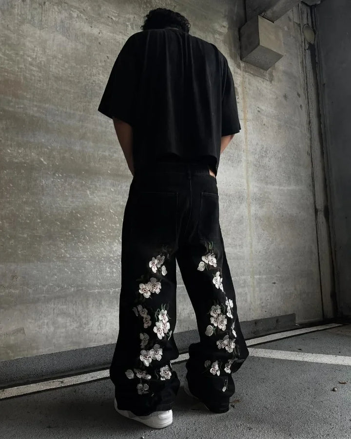 'Blossom' Embroidered Jeans