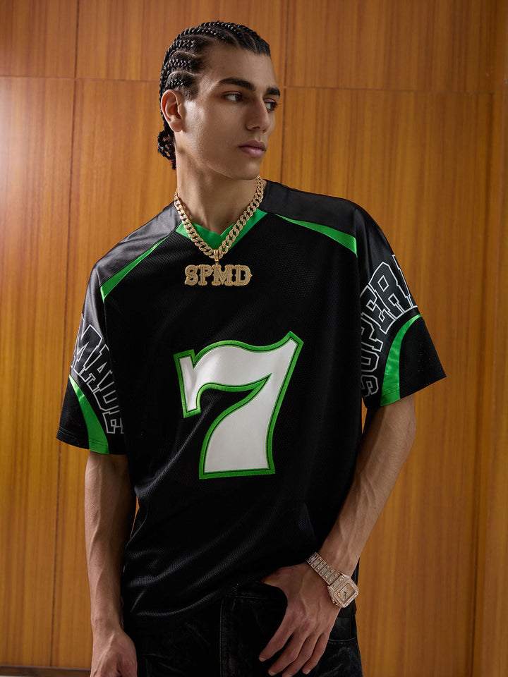 Original Contrast Color Jersey T-SHIRT - 2347