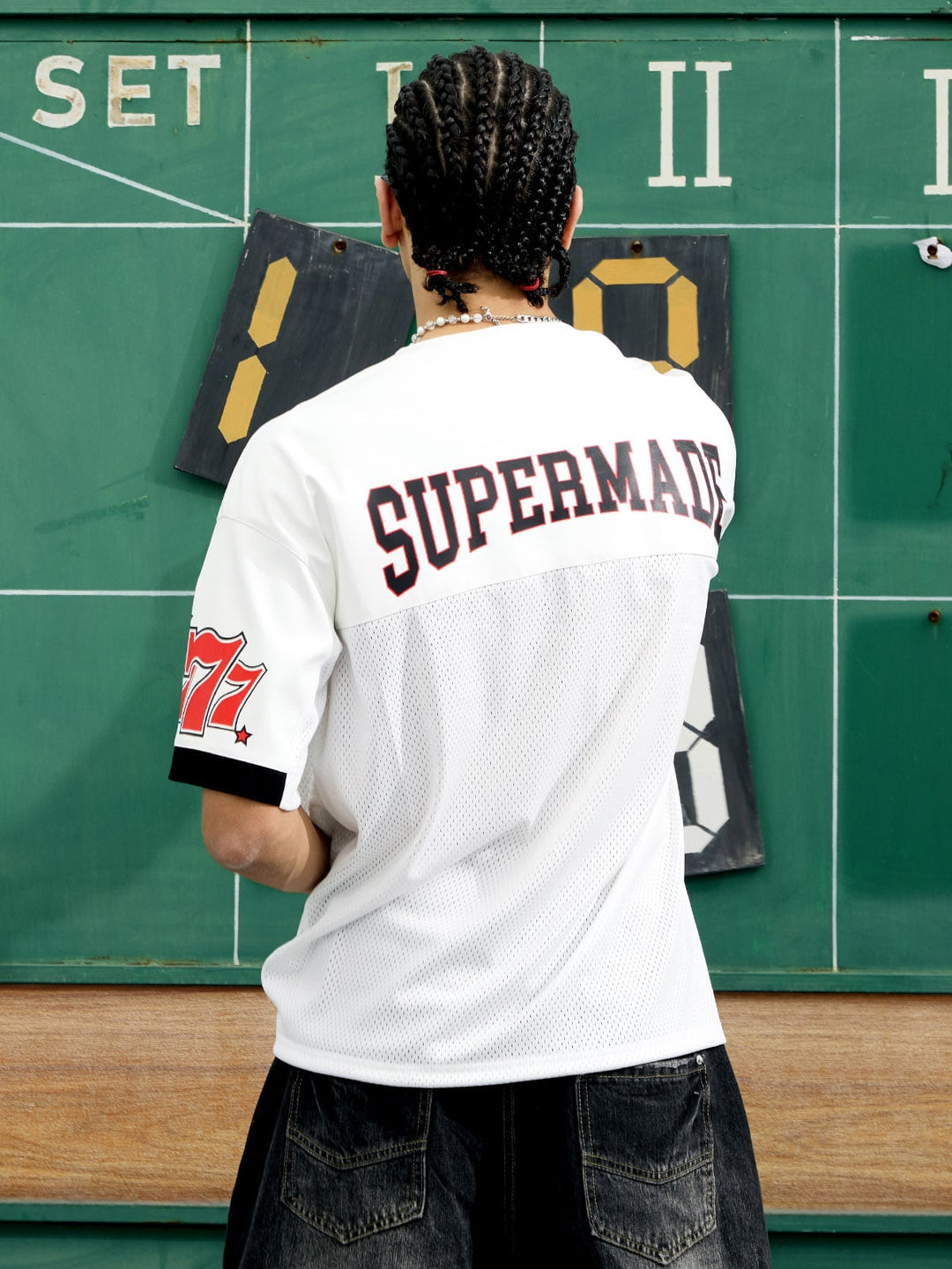 Original "SUPER 7" V-Neck Jersey T-SHIRT - 2400