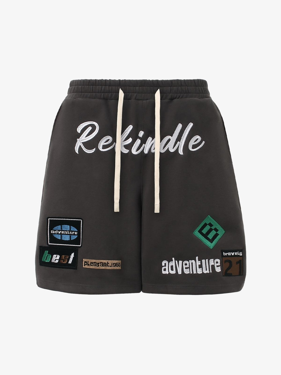 Street Graphic Drawstring Shorts