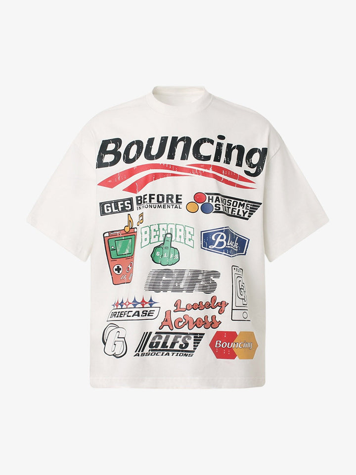 Street Graphic Print T-Shirt - 2415