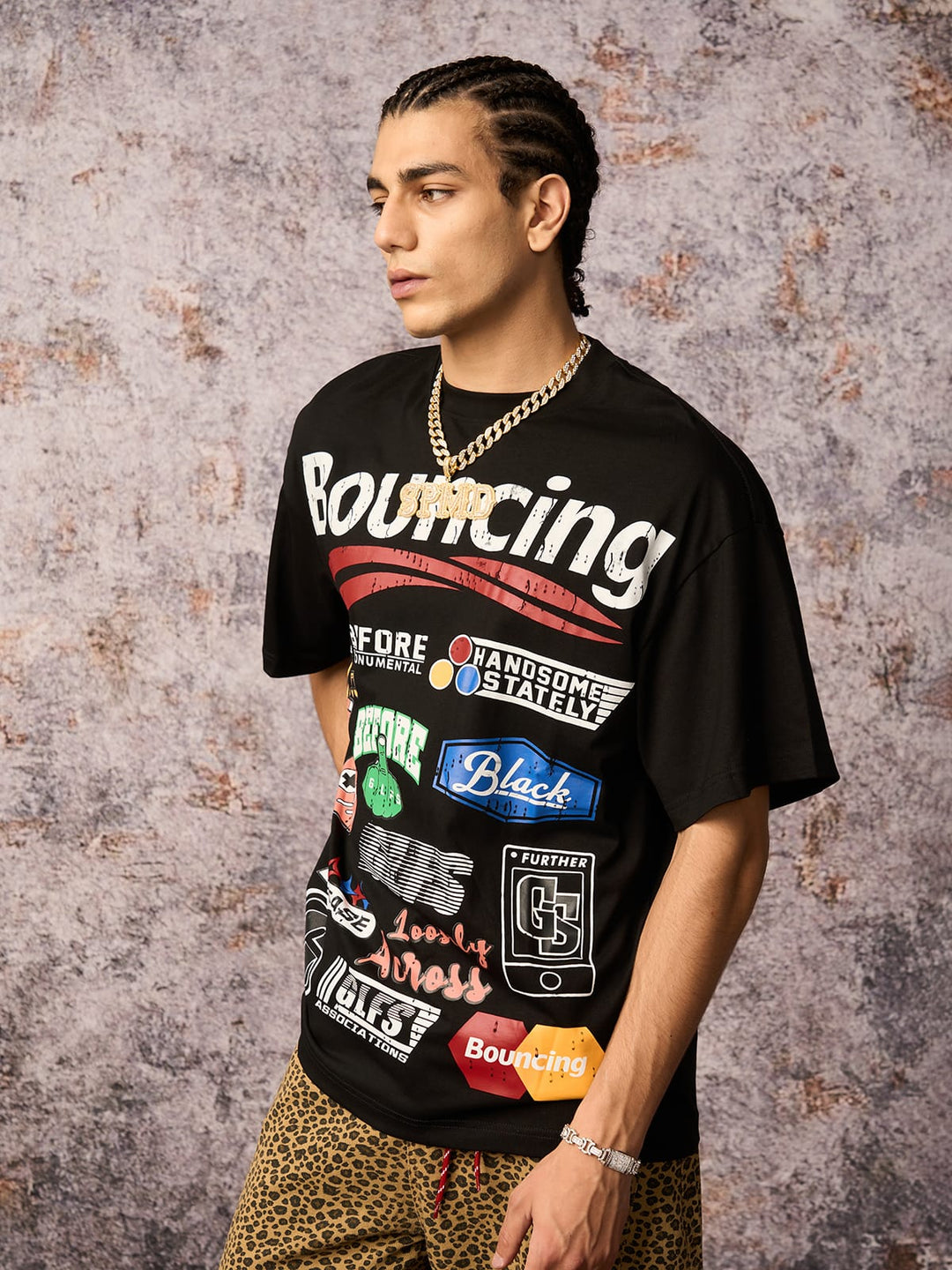 Street Graphic Print T-Shirt - 2415