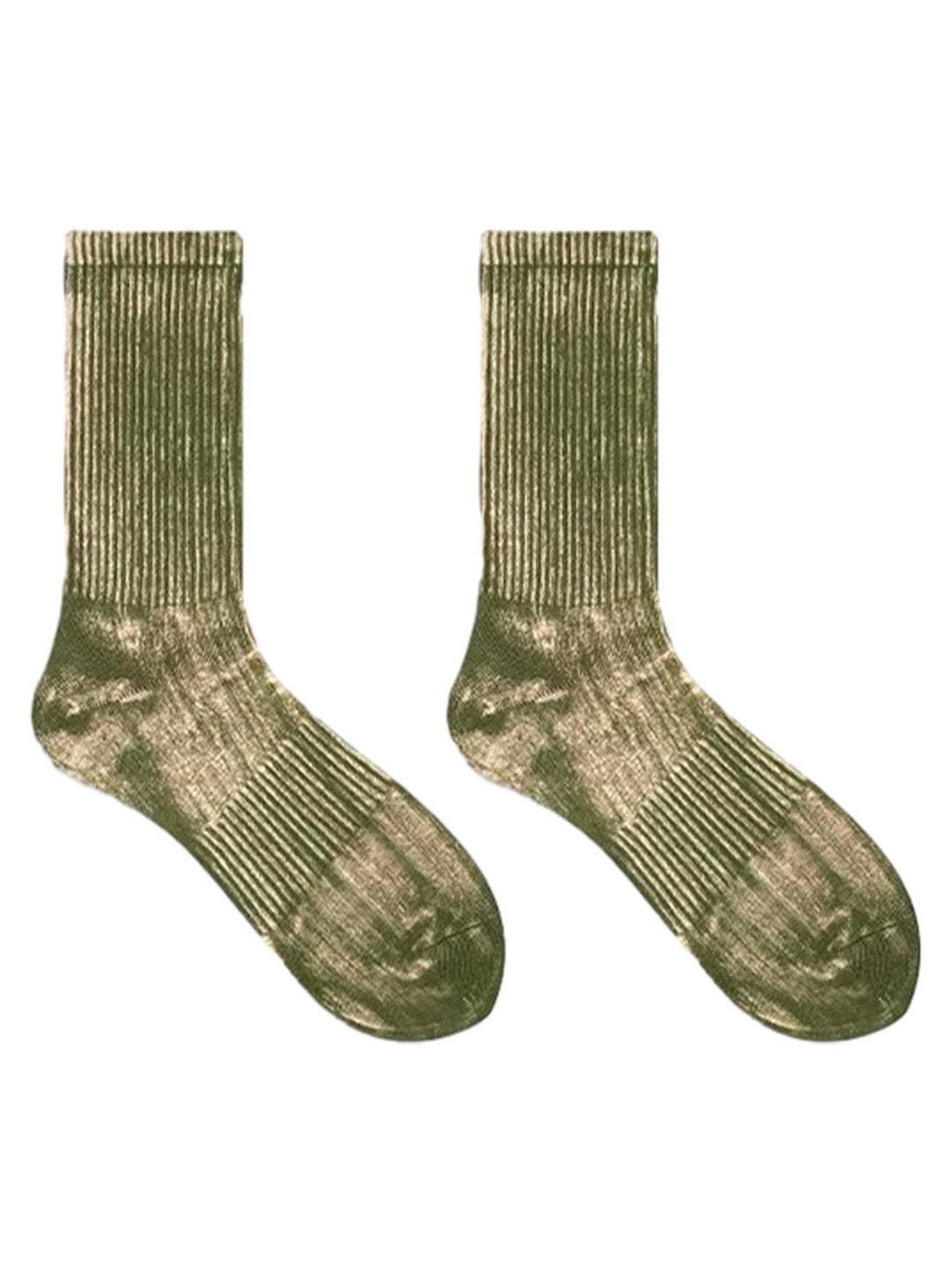 Workwear Distressed Tie-dyed Socks