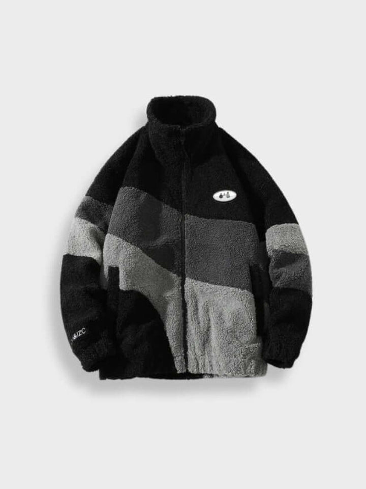 MGRMNTS Fuzzy Retro Fleece Jacket