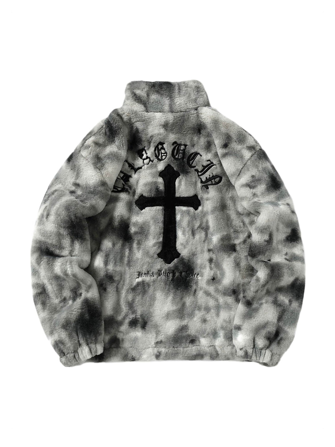 Cross Embroidered Lambswool Jacket