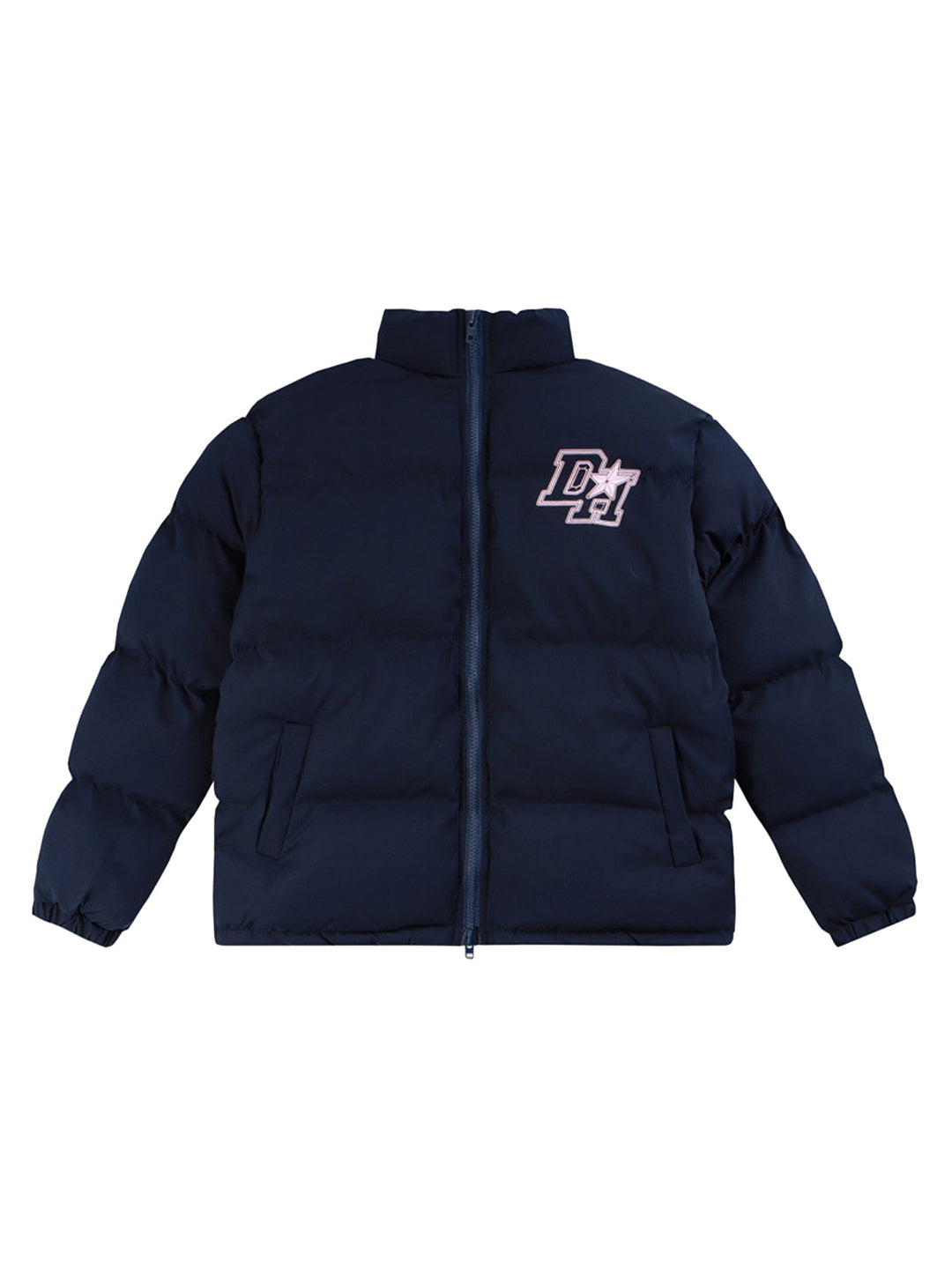 Retro Letter Print Donsjack - 1393