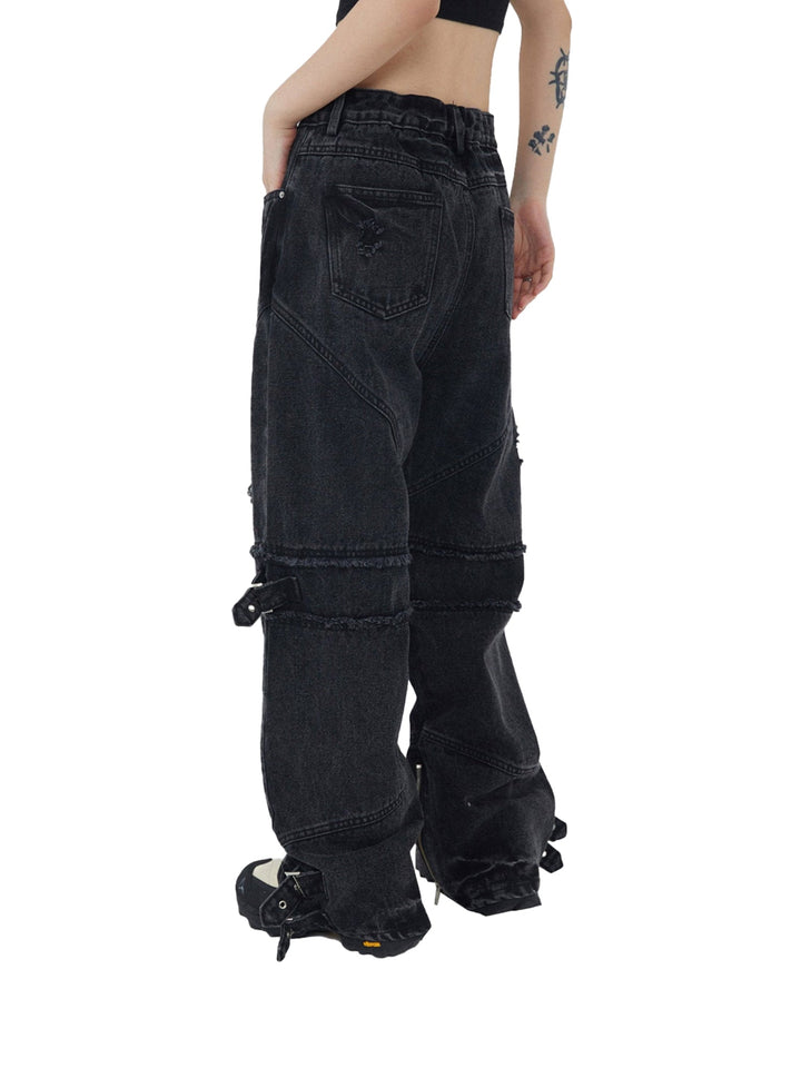 'Rebel' Retro Punk Denim Pants