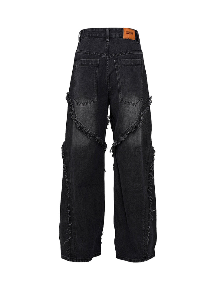 'Cascade' High Street Hip Hop Distressed Jeans