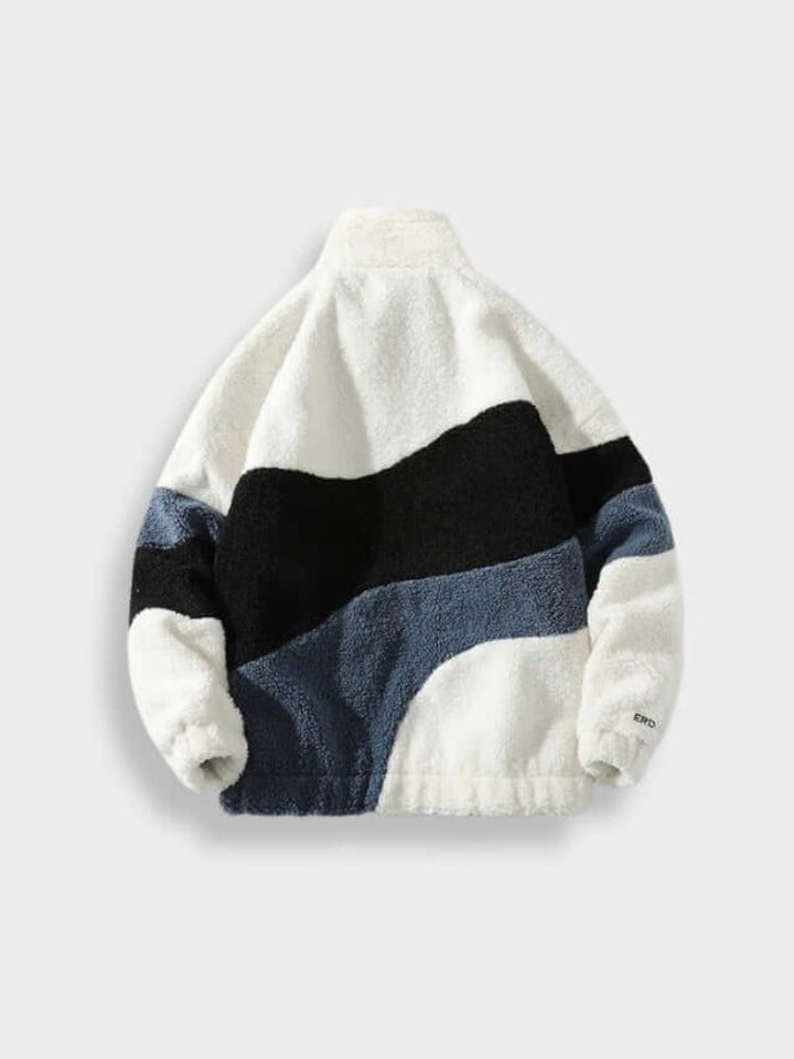 MGRMNTS Fuzzy Retro Fleece Jacket